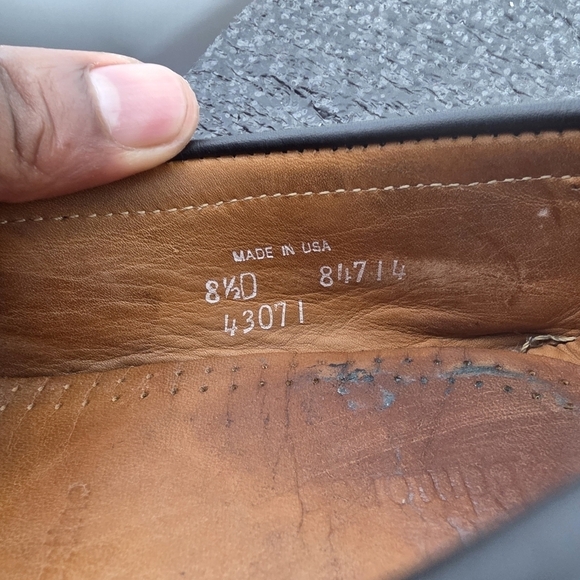 ​Allen Edmonds Shoe Castino Black Leather Driving Moccasins Men 8.5 D USA 43071 main image 6